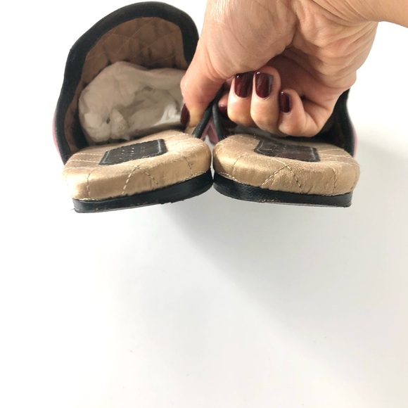 Gucci Pink Velvet Water Snake Crystals Embellished Slip On Mules Flats Slides 37 - Picture 9 of 12